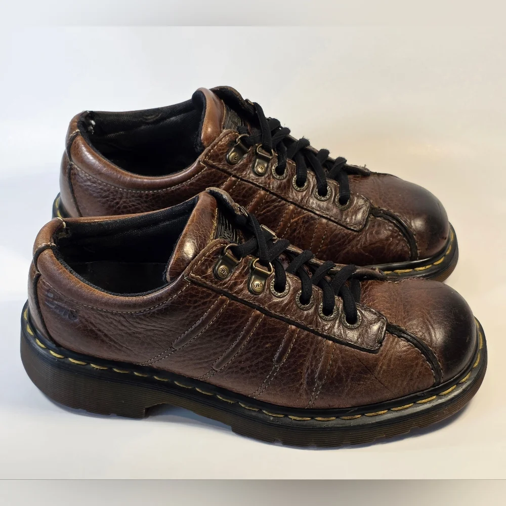 Dr. Martens Brown Leather Chukka Boots